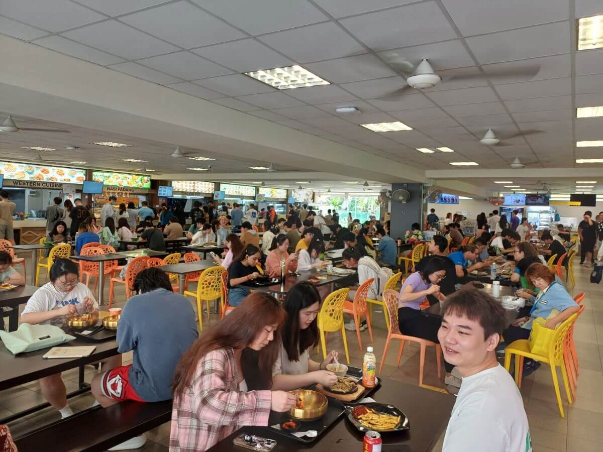 Food stalls at James Cook University, ITE West CCK, Bukit Batok and BBDC