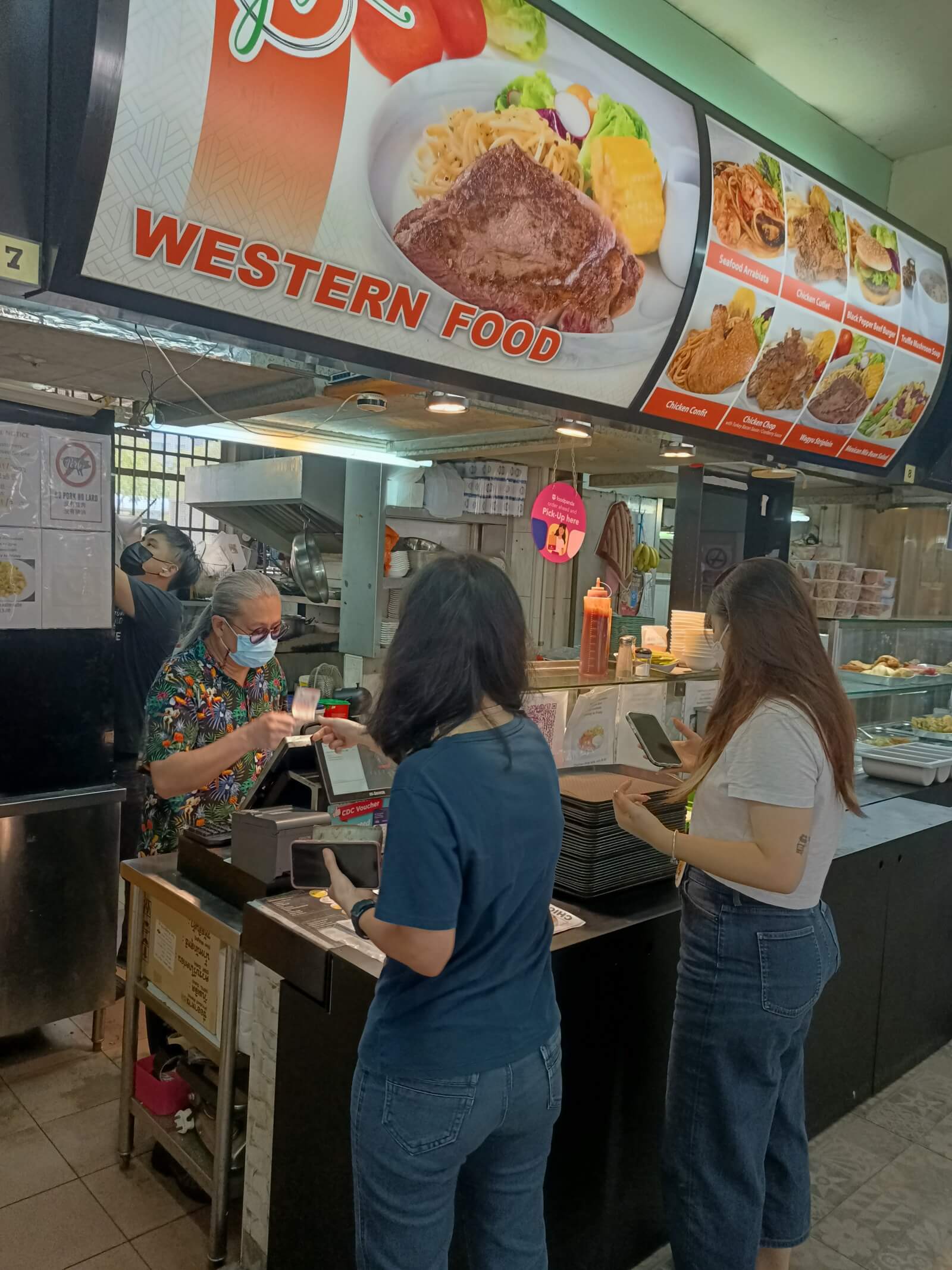 Profitable western food stall