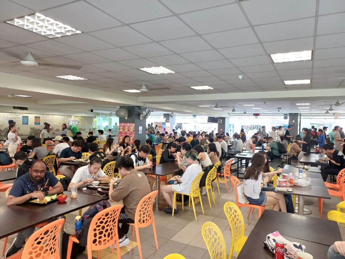 Food stalls at James Cook University, ITE West CCK, Bukit Batok and BBDC