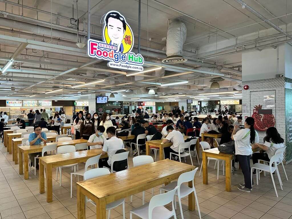 Food stalls at James Cook University, ITE West CCK, Bukit Batok and BBDC