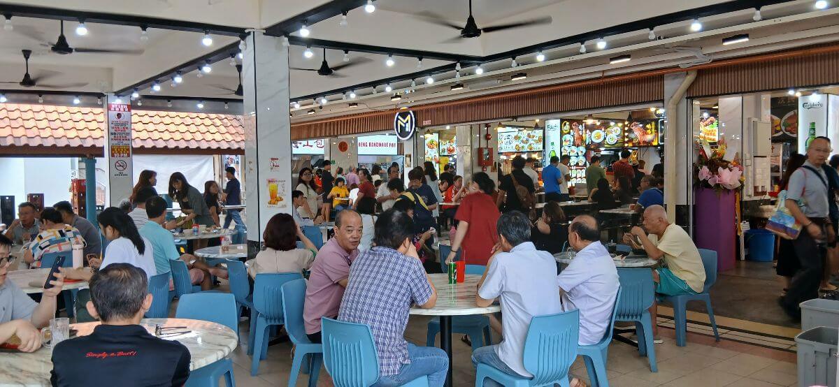 45 Sims Dr coffeeshop stall for lease.