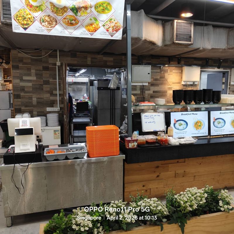 🔥 High Foot Traffic F&B Stall for Rent – CleanTech One 🔥
