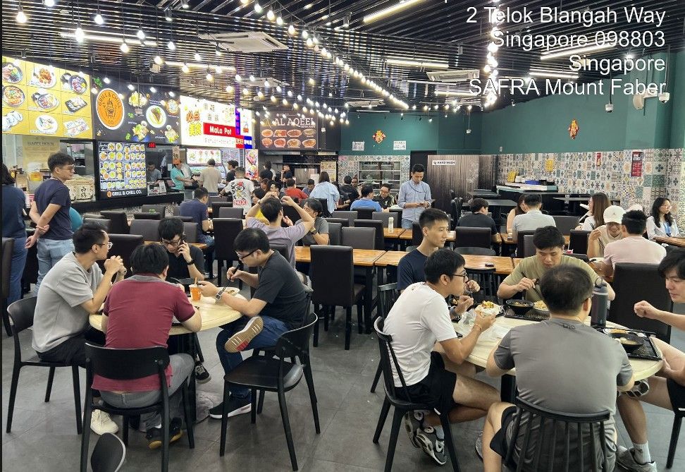 Aircon Foodcourt Stall For Rent at Safra Mt Faber