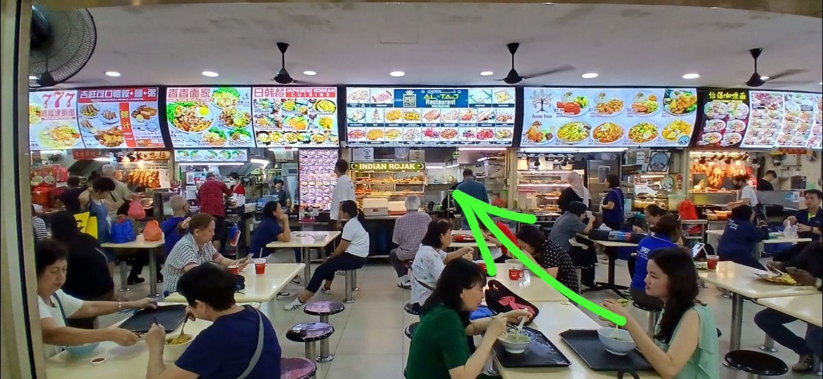 Various Vegetarian food stalls for rent 