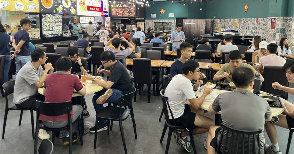 Aircon Food Court Stall For Rent  In Safra Mt Faber