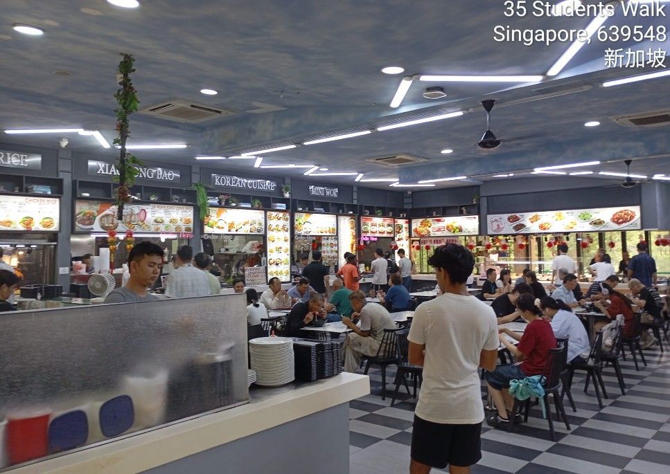 Aircon Food Court stall & Kiosk For Rent in NTU canteen 2