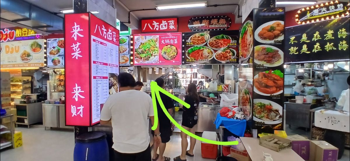 824 Tampines  half food stall for rent 