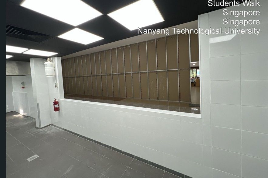 Aircon Foodcourt Stall For Rent in NTU Canteen 1