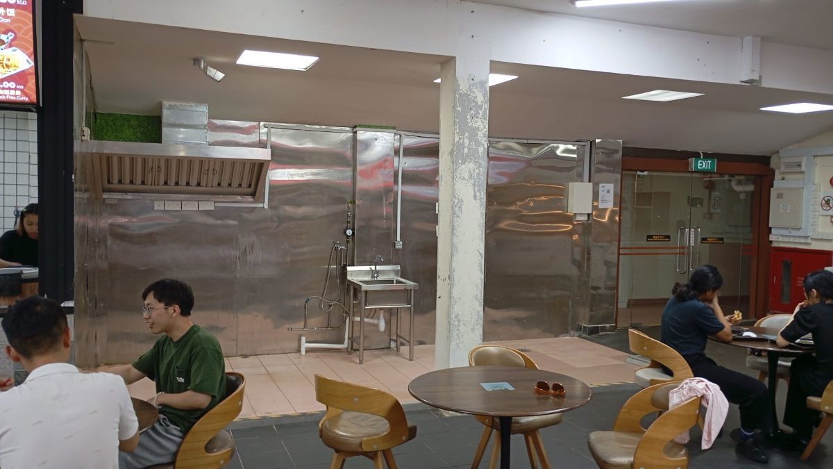 Aircon Food Court Stall For Rent in NTU Canteen 1