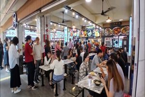 45 Sims Dr food stall for rent 