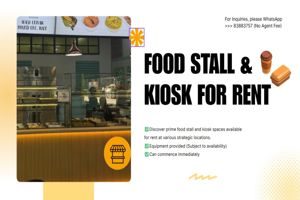 Food Court / Coffeeshop Stall / Kiosk For Rent