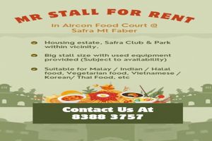 Aircon Food Court Stall For Rent In Safra Mt Faber